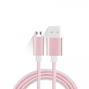 Nylon Braided Micro Cable to USB Charging