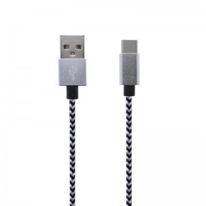 Type-C to USB Nylon Braided data cable
