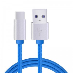 Nylon Briaded Data Cable Type-C To USB
