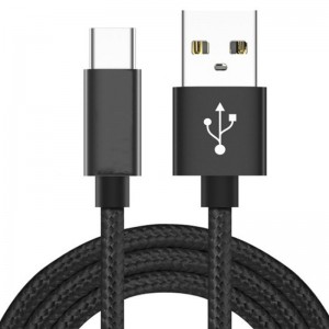 draubleType-C to USB Nylon briaded data cable