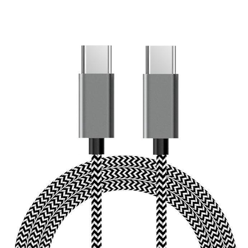 Type-C to Type-C Nylon briaded data cable